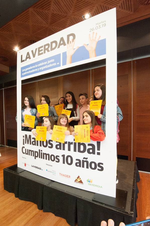 Los grupos Cazanoticias 3.0, Los Metamórficos, Weare2, Chiripifláuticos, Los Periodistas sin Fronteras y Diario IP, ganadores de la décima edición del concurso escolar 'Mi Periódico Digital'