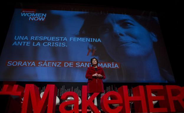 Intervención de Soraya Sáenz de Santamaria, en el WomenNOW Summit