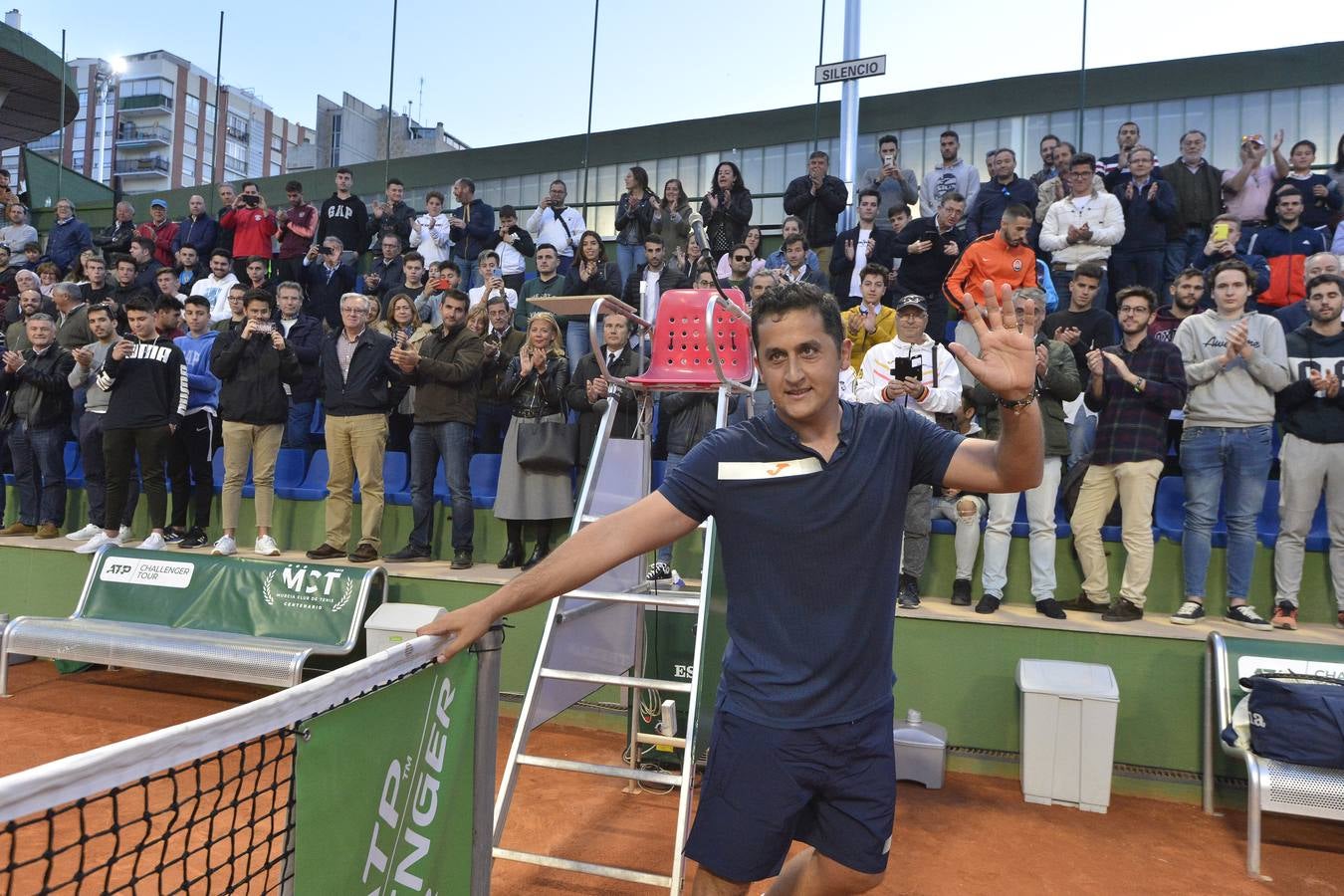 El tenista ilicitano Mario Vilella se impone al murciano en la segunda jornada de la ATP Challenger Murcia Open