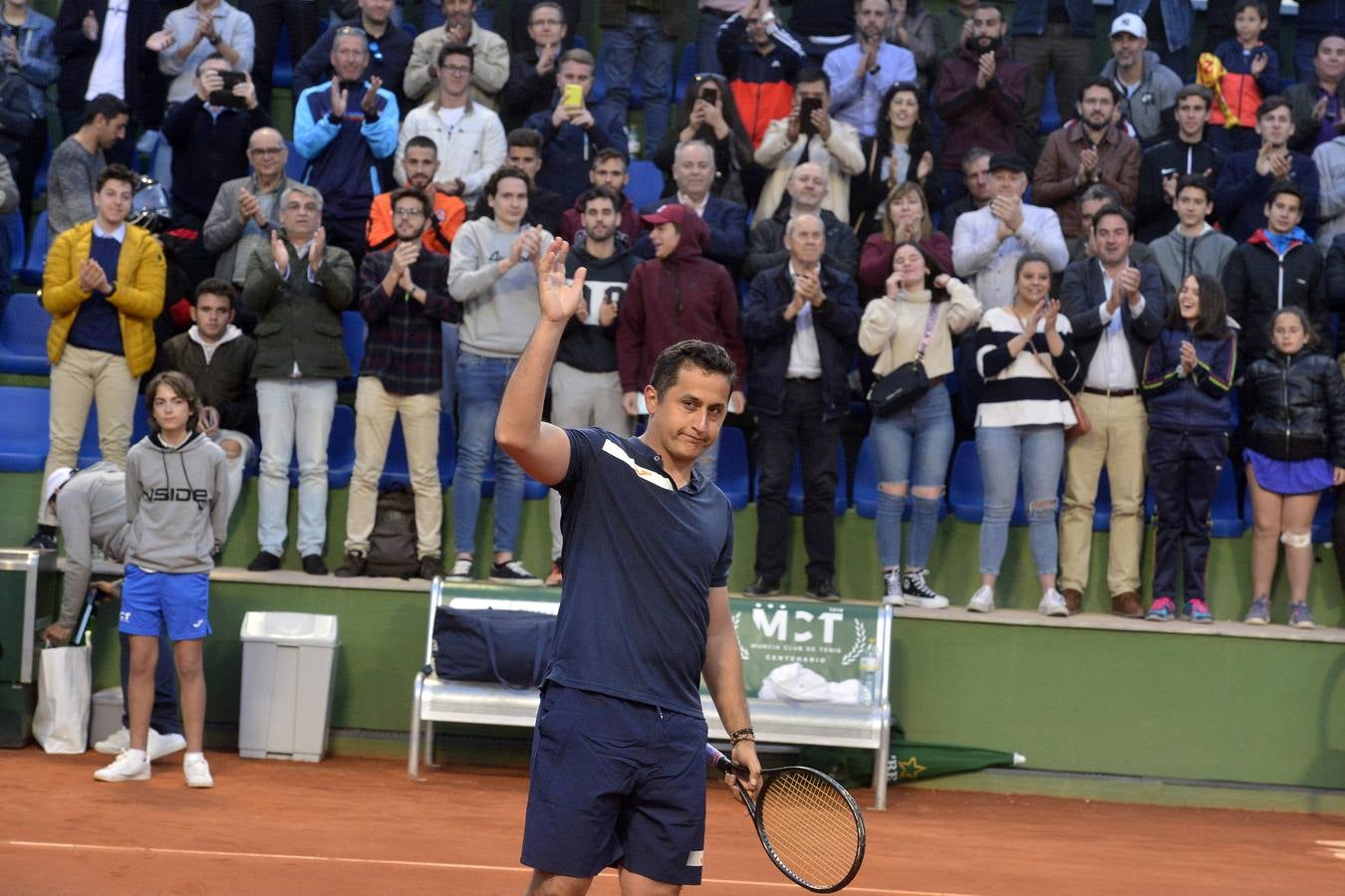 El tenista ilicitano Mario Vilella se impone al murciano en la segunda jornada de la ATP Challenger Murcia Open