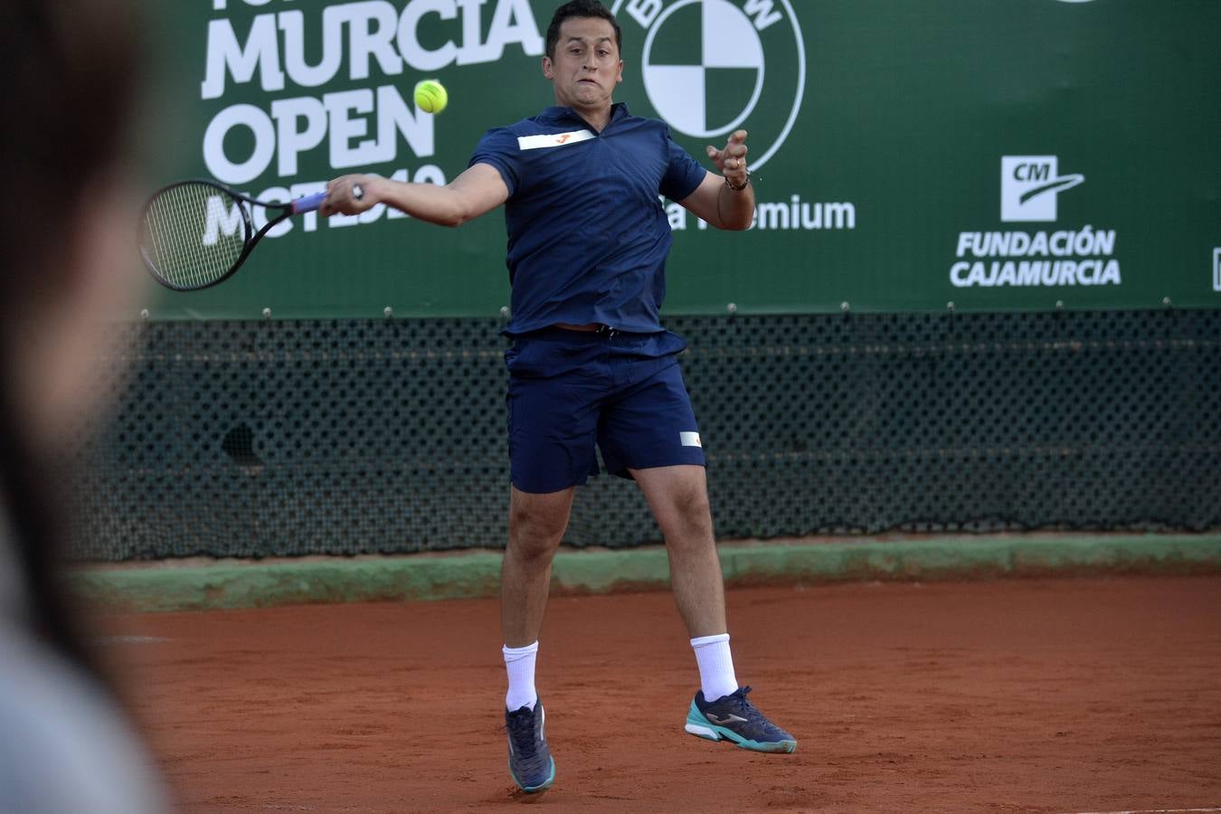 El tenista ilicitano Mario Vilella se impone al murciano en la segunda jornada de la ATP Challenger Murcia Open