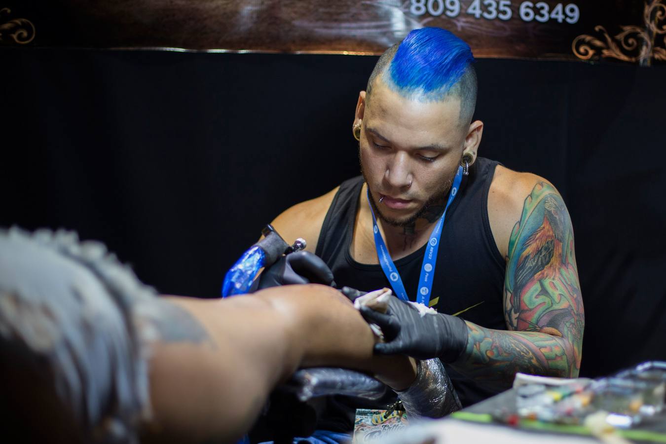 Más de 60 expositores nacionales e internacionales participan en Expo Tattoo 2019, la primera feria dedicada al tatuaje que se lleva a cabo en República Dominicana.