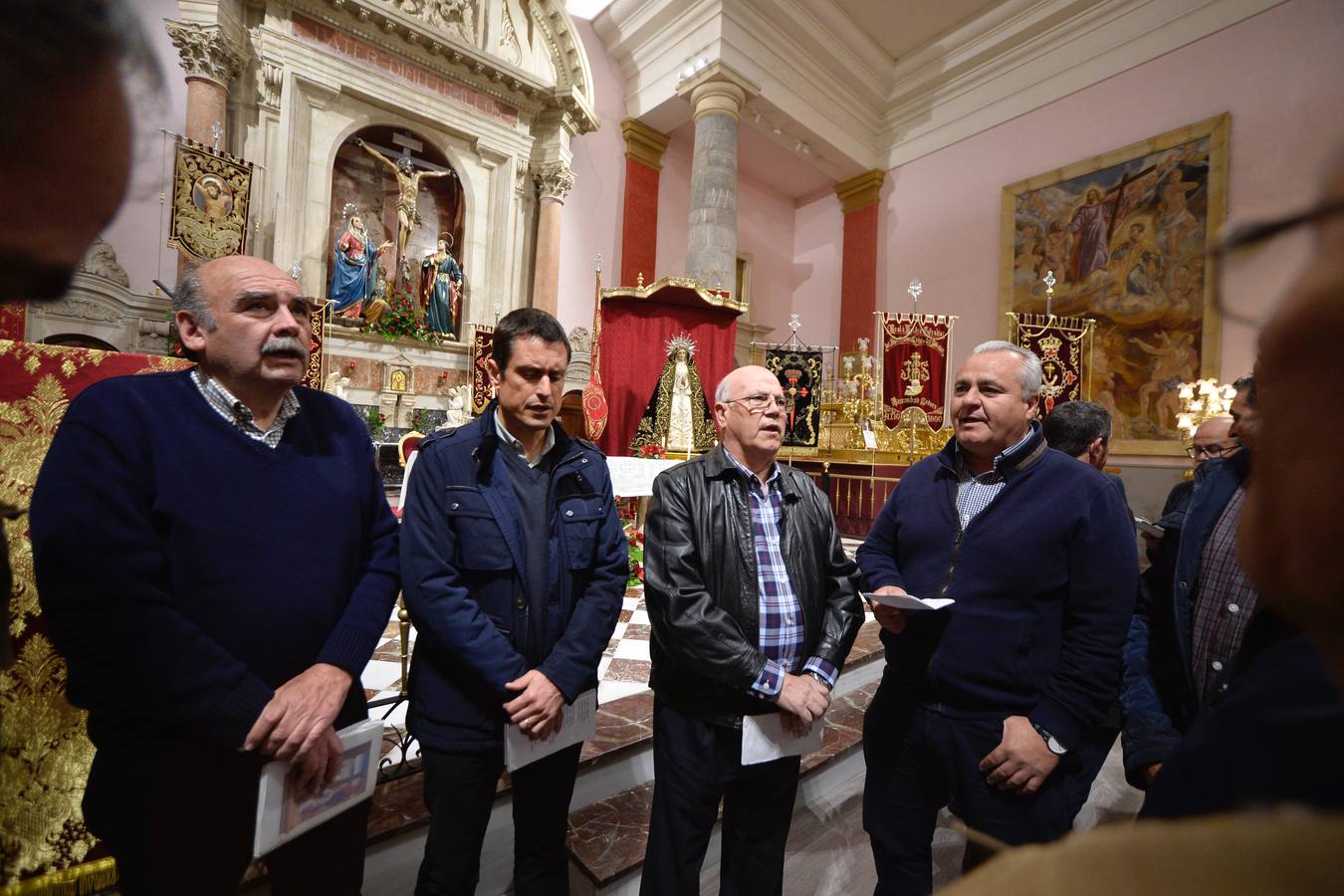 La Cofradía del Santísimo Cristo del Perdón recuperó este martes una antigua tradición que no se celebraba desde hace ocho décadas