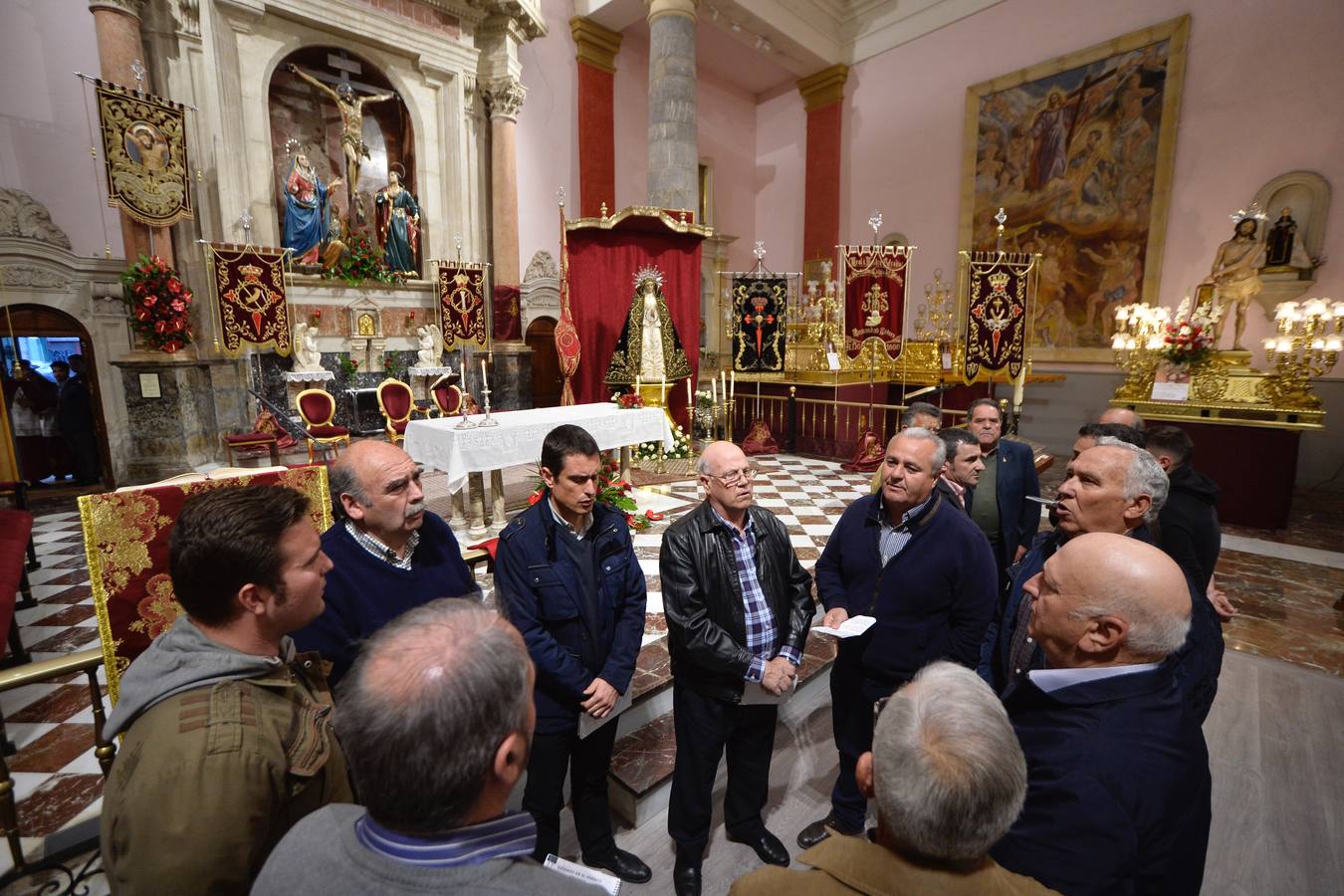 La Cofradía del Santísimo Cristo del Perdón recuperó este martes una antigua tradición que no se celebraba desde hace ocho décadas