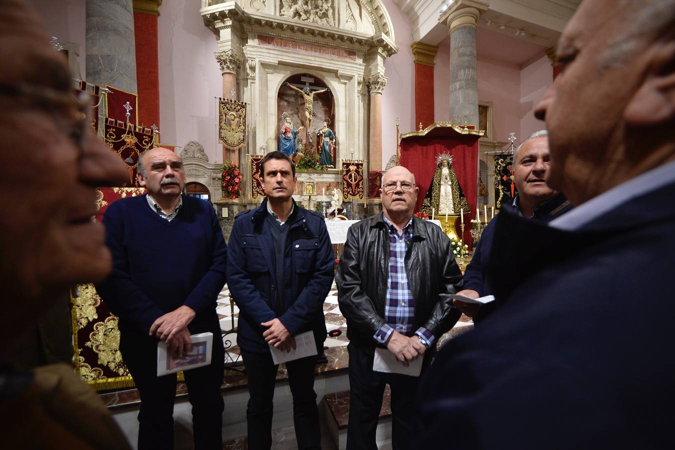 La Cofradía del Santísimo Cristo del Perdón recuperó este martes una antigua tradición que no se celebraba desde hace ocho décadas