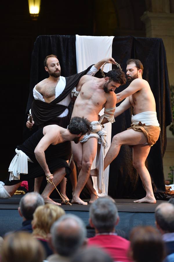 El espectáculo teatral 'La Conversione di Cavallo' permite recrear 23 cuadros del célebre pintor a cargo de la compañía Ludovica