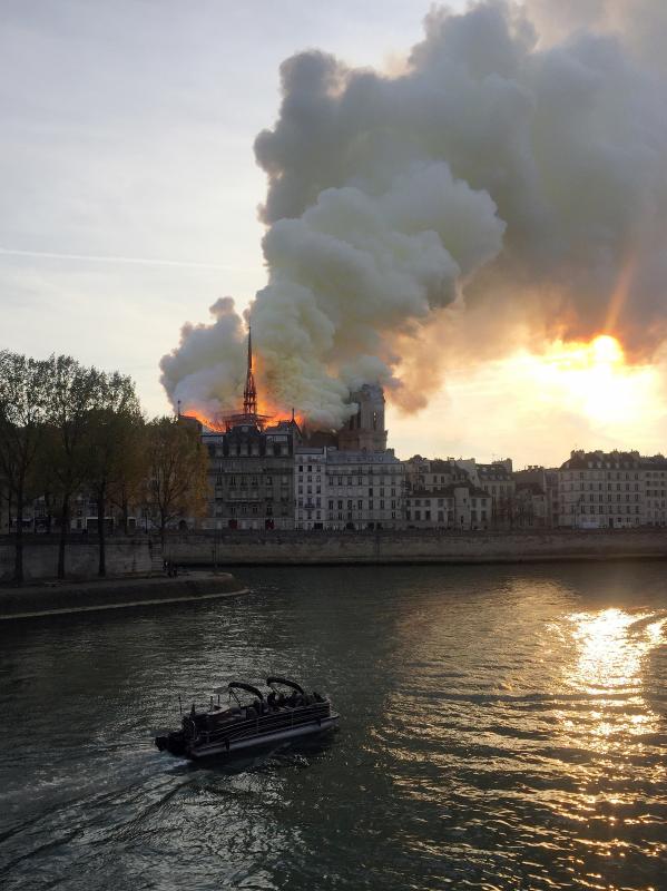 Fotos: El incendio de la catedral de Notre Dame, en imágenes