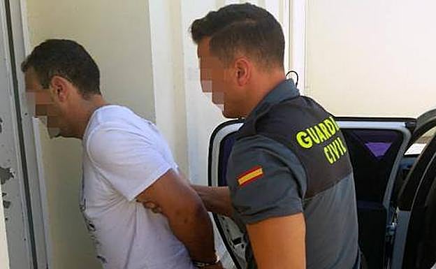 'El Perete', cuando fue detenido en julio de 2017. 