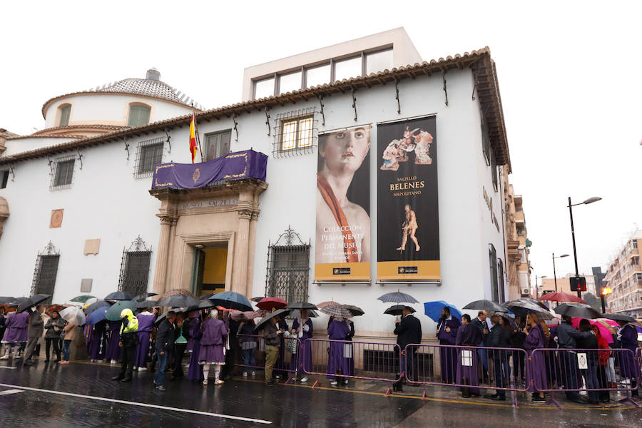 Una de las citas más emblemáticas y esperadas de la Semana Santa en la Región y en la capital murciana se cancela a causa de las condiciones meteorológicas