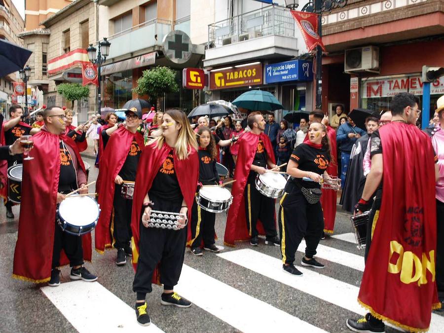 Los actos celebrados por los sardineros quedaron deslucidos a causa de las lluvias