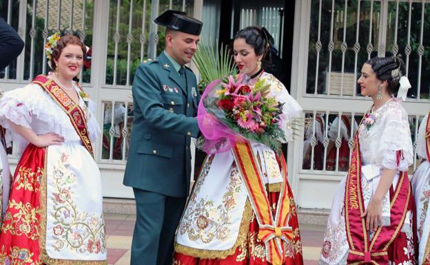 La Benemérita recibe a la Reina de la Huerta