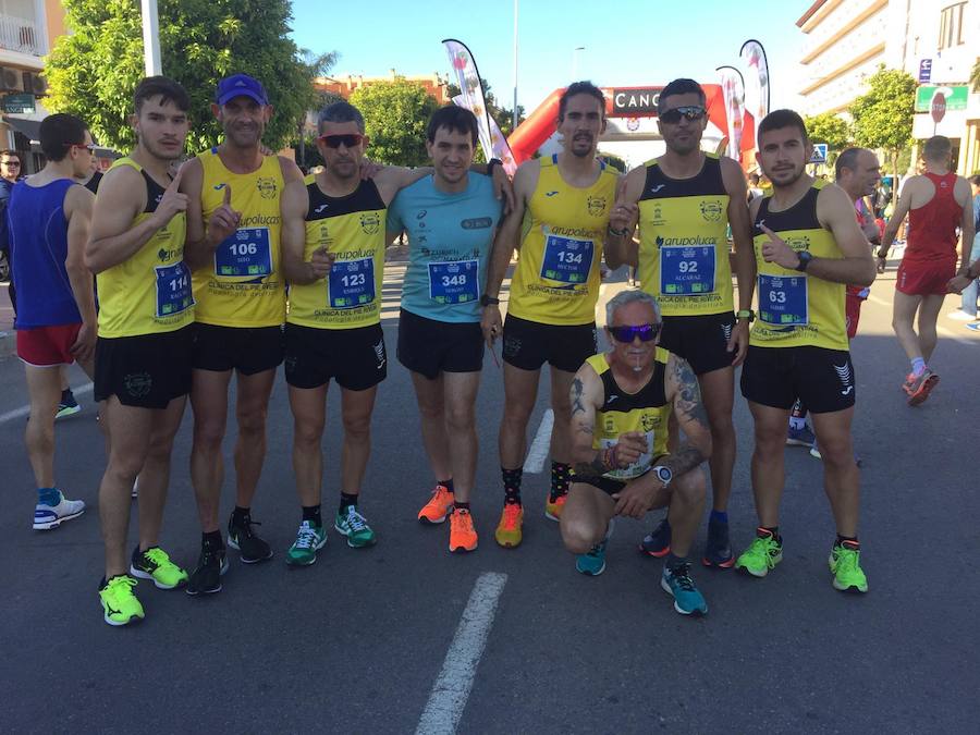 El ganador masculino gana la prueba con un tiempo de 31:29 minutos, por los 39:21 de la vencedora femenina