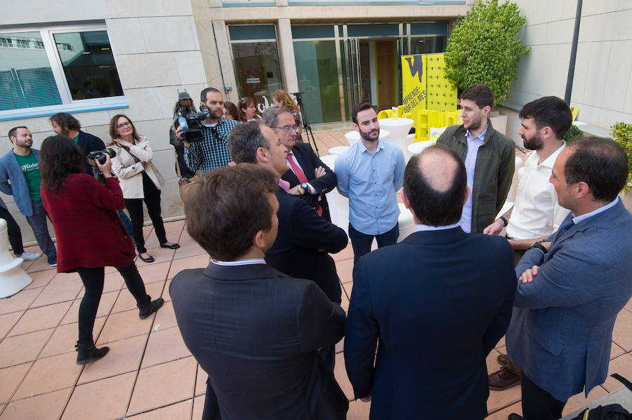 El consejero Javier Celdrán destaca que «en la Región se crean una media de 7,1 empresas al día, frente a las 5,1 de la media nacional»