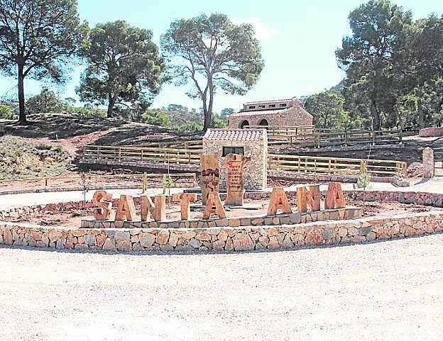 Zona recreativa remodelada en Santa Ana.