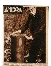 Imagen secundaria 2 - Reproducción del reportaje '¿Qué pasa en Cataluña? Después de haberse comido el sapo', fechado el 27 de febrero de 1936 en Barcelona. | Retrato de Chaves Nogales, fumador empedernido. | Portada de la revista 'Ahora'.