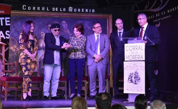 Presentación del LIX Festival Internacional Cante de las Minas, celebrada este lunes en El Corral de la Morería, en Madrid.