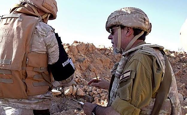 Ferrer-Dalmau buscó inspiración en Alepo acompañando a las tropas rusas. 