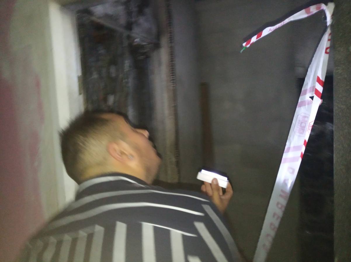 El fuego se originó en un cuadro de contadores presuntamente manipulado para disponer de electricidad de forma ilegal