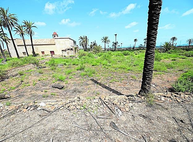 El monasterio de San Ginés de la Jara y parte los terrenos reservados para hacer la urbanización Novo Carthago. 