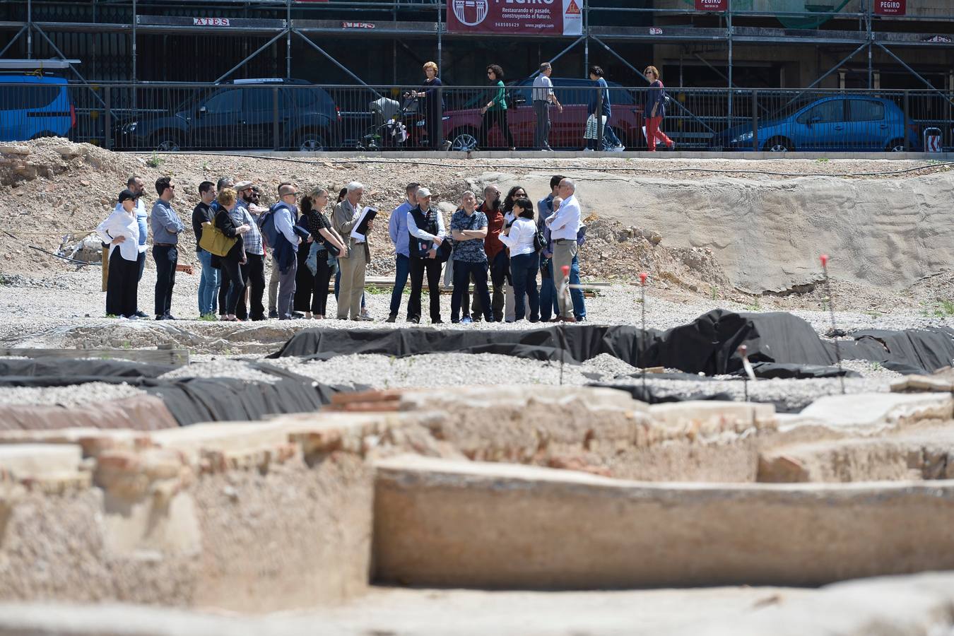 Arquitectos de Trevesi, junto a otros de Madrid, Albacete, Valencia y Murcia visitan el arrabal andalusí