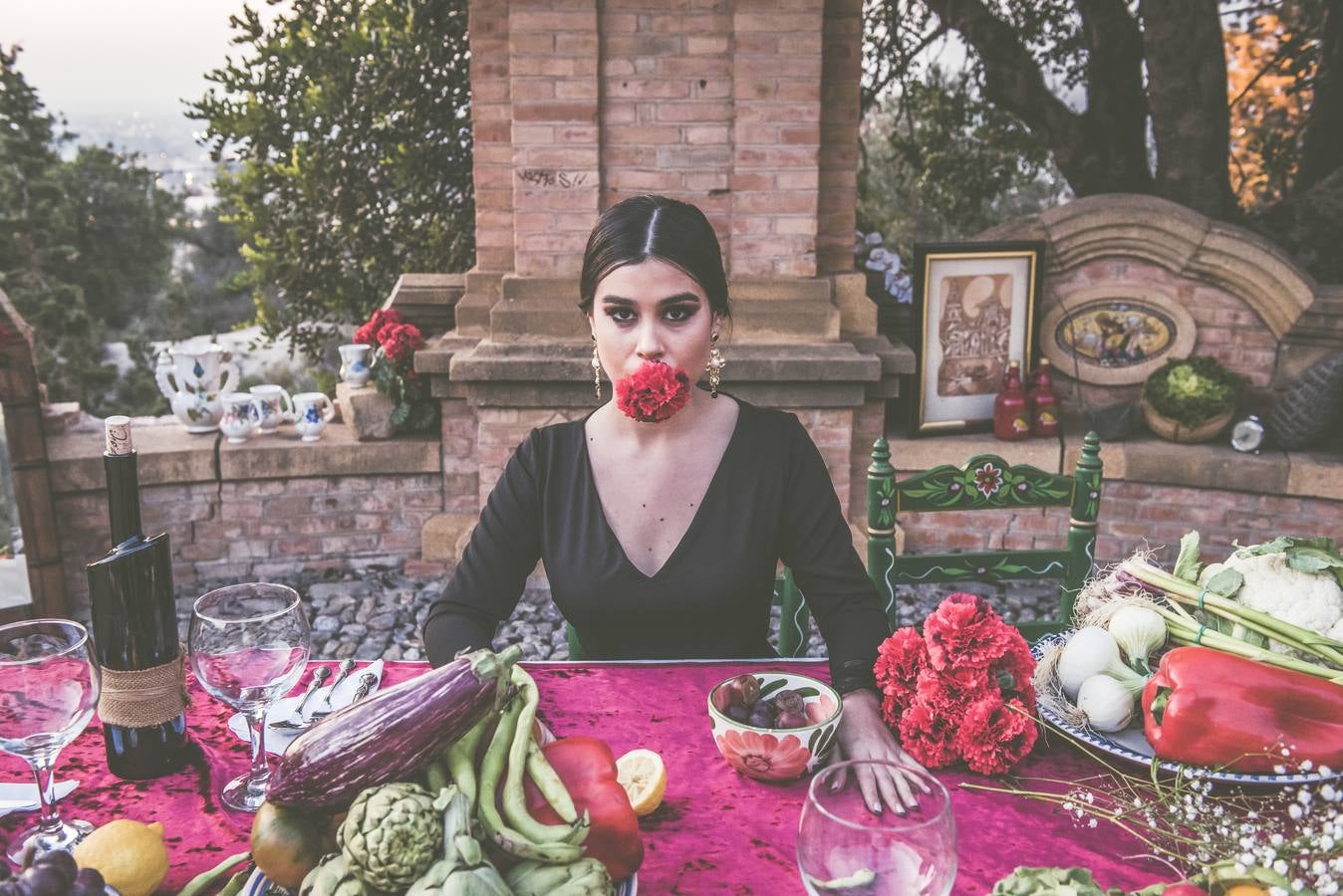 Cuatro mujeres se reúnen en una doble reivindicación, para poner en valor la tradición flamenca en Murcia.