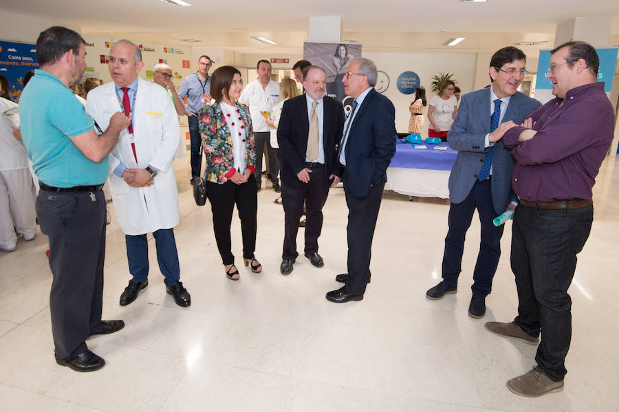 La actividad organizada por el hospital Virgen de la Arrixaca promueve diversas recomendaciones para prevenir enfermedades como la obesidad o las patologías cardiovasculares