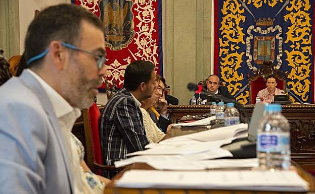 Pleno del Ayuntamiento, este martes.