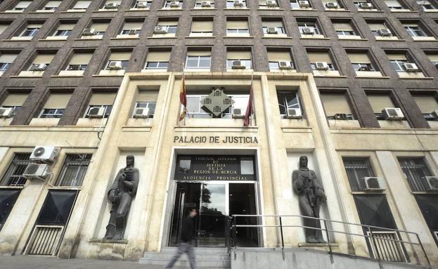 Palacio de Justicia, sede del TSJ de la Región de Murcia.