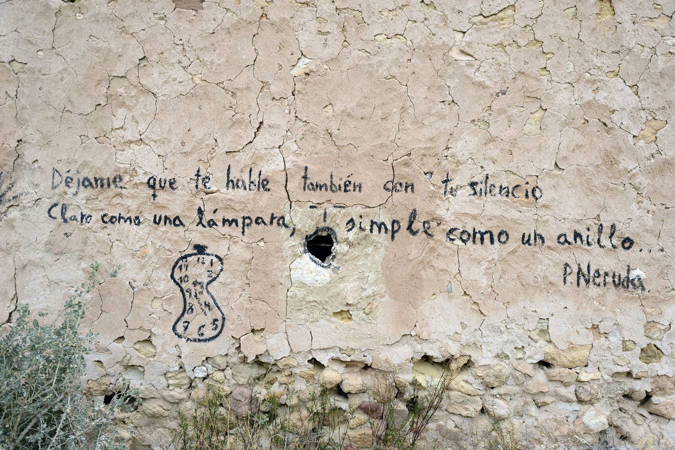 La aldea de Aledo sucumbe al paso del tiempo, devorada por el olvido y la vegetación.