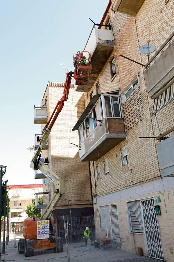 En cinco años se han renovado cubiertas y fachadas de 900 viviendas de 36 bloques, y se han remozados varias plazas y jardines del barrio murciano. 