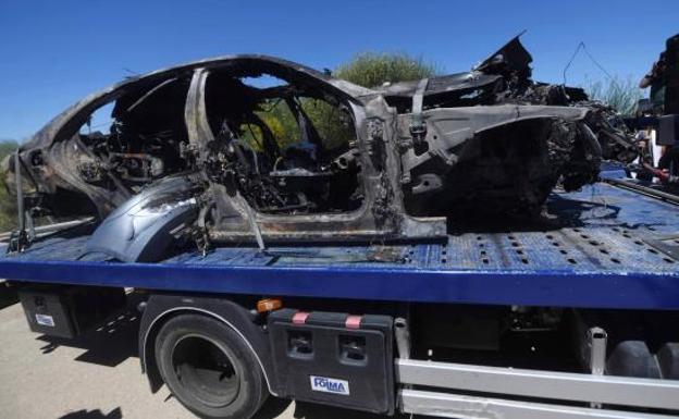 El coche de Reyes circulaba a 237 km/hora