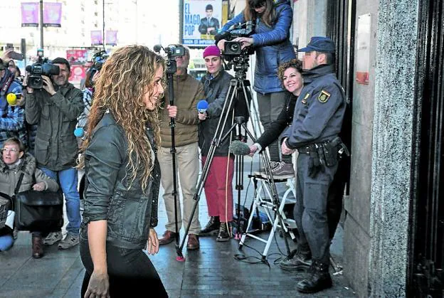 Shakira visitó también los juzgados en marzo, en esta ocasión para defenderse de la acusación de plagio. 