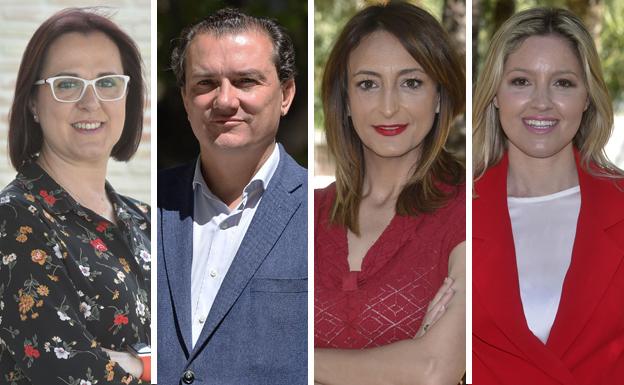 Isabel Franco, Miguel Garaulet, Valle Miguélez y Ana Martínez Vidal.