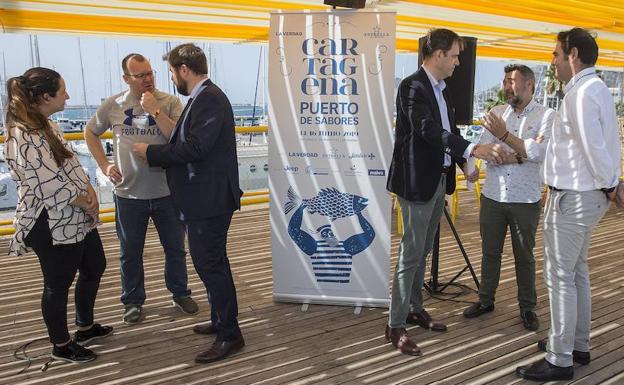 Presentación del certamen gastronómico Cartagena Puerto de Sabor, este miércoles.