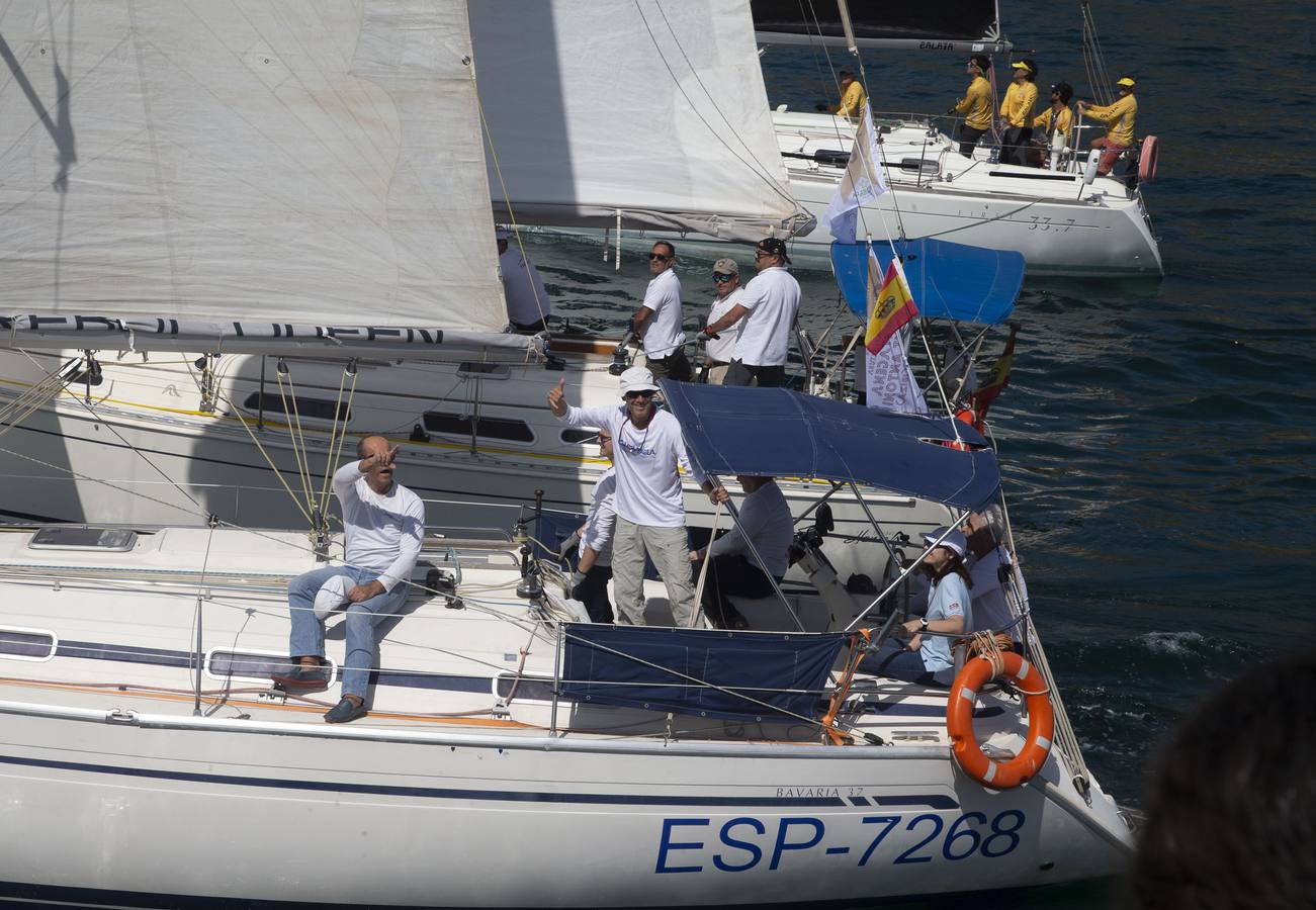 La prueba es puntuable para el campeonato de España, hay 15 barcos locales y la distancia es de 170 millas .
