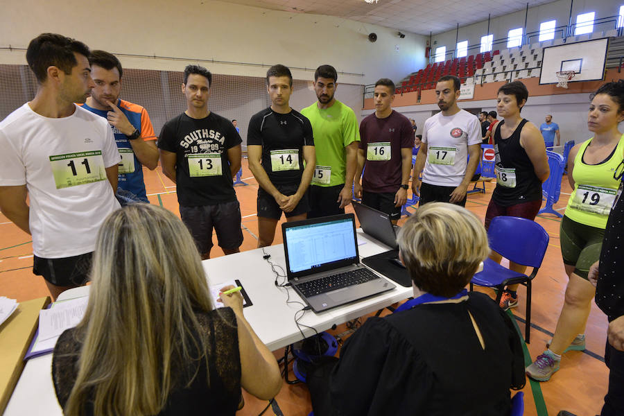 En el pabellón deportivo de la Universidad de Murcia se darán cita entre hoy, el jueves y el domingo todos los candidatos