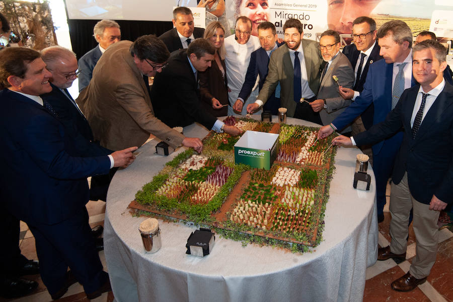 López Miras anuncia durante la clausura de la asamblea general de Proexport la convocatoria de ayudas por valor de 1,6 millones para la modernización de regadíos