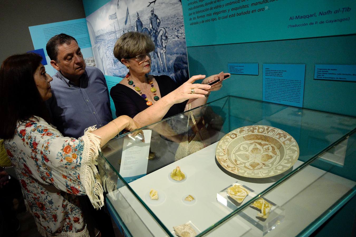 El Museo Arqueológico de Murcia acogió la inauguración de la exposición 'Rey Lobo. El Legado de Ibn Mardanish'