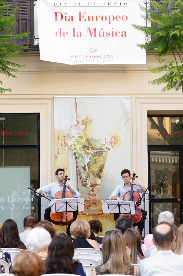El Museo Ramón Gaya, Los Molinos del Río y el barrio de Santa Eulalia en Murcia y el Arqua y varias plazas de Cartagena, entre otros espacios de la Región, sirvieron de escenario para festejar el Día de la Música. 