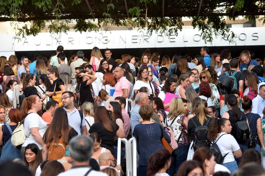 Casi un 90% de los admitidos concurren finalmente al primer examen, llevado a cabo en 19 sedes. La entrada se desarrolló con normalidad, aunque con algunas pequeñas incidencias fruto de los nervios