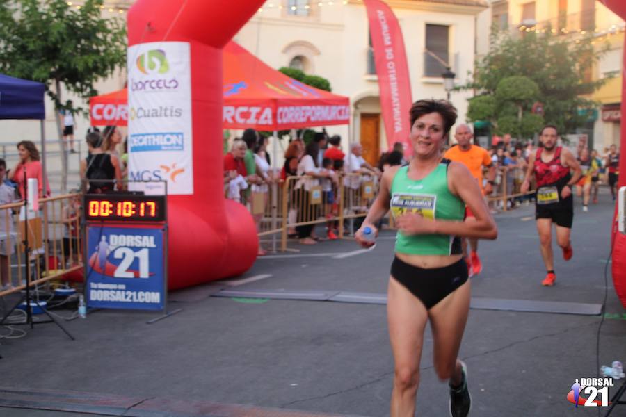 El atleta del C.A. Nogalte–Hogar Puerto Lumbreras completa los 5 kilómetros en 15:56 minutos, por los 19:44 de la corredora del Grupo Alcaraz