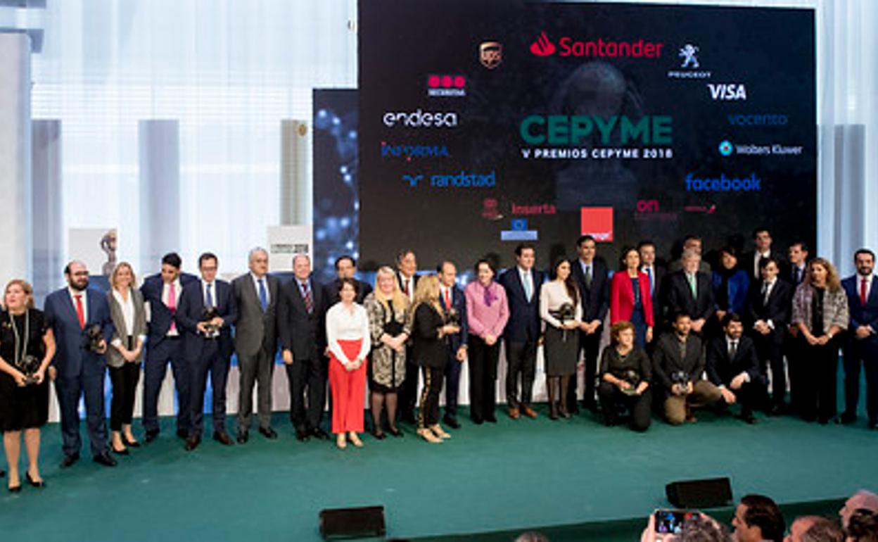 Entrega de los premios Cepyme 2018.