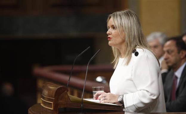 La presidenta de la Fundación Víctimas del Terrorismo y diputada del PP, María del Mar Blanco.