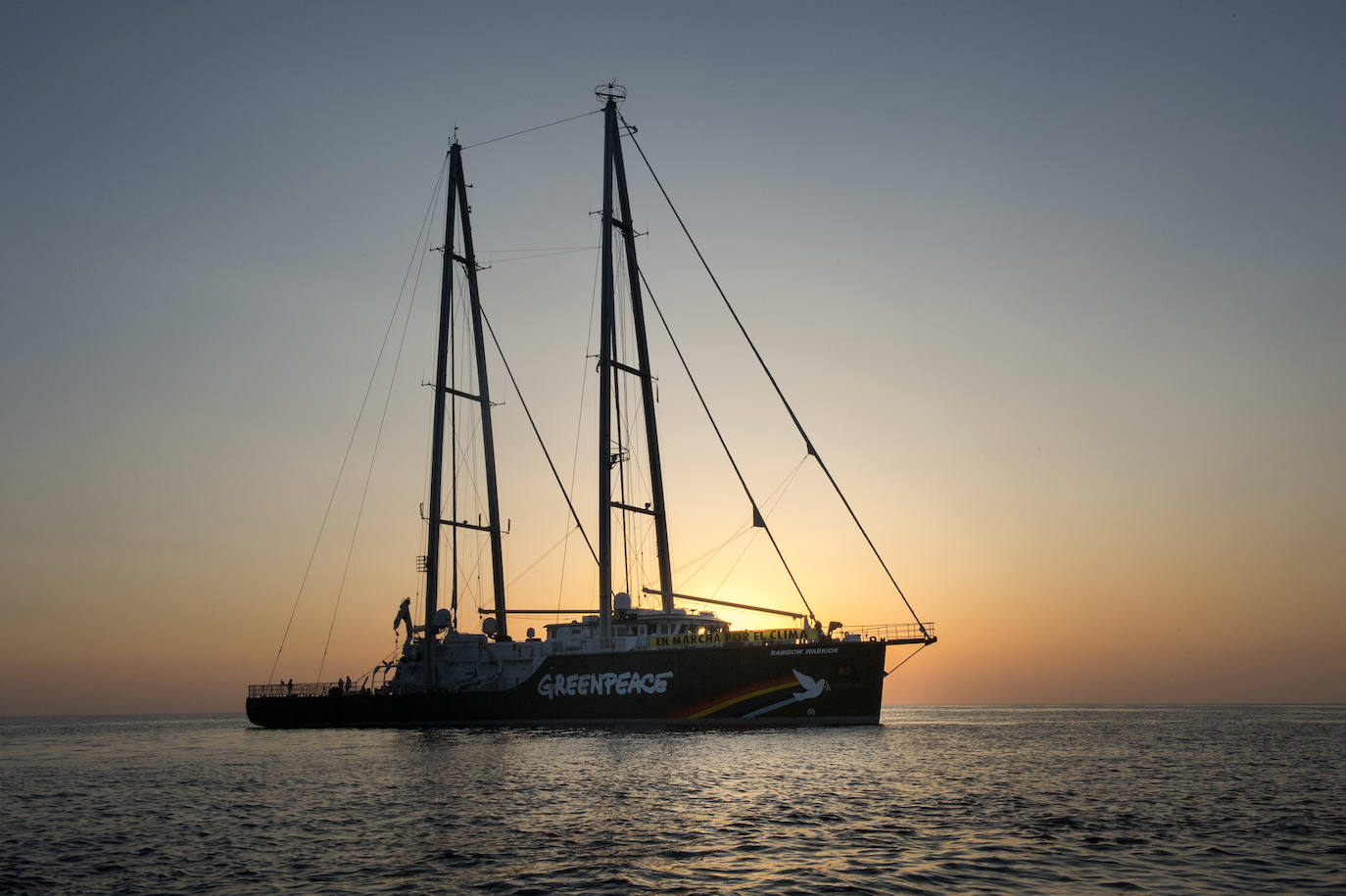 La iniciativa llevada a cabo por Greenpeace alerta sobre el aumento de las temperaturas, especialmente en los océanos, que acumulan gran parte del calor