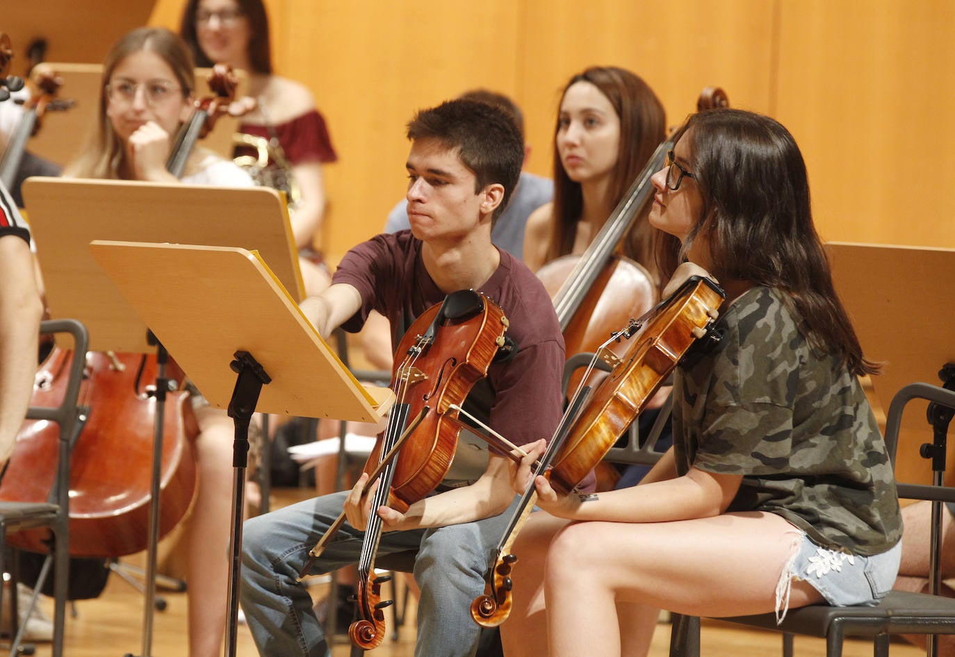 Fotos: La Orquesta de Jóvenes de la Región actúa esta semana en Murcia y Torrevieja