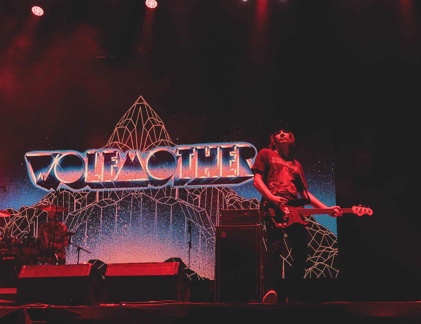 Las guitarras afiladas de Wolfmother fueron bienvenidas en el escenario más rockero del festival.