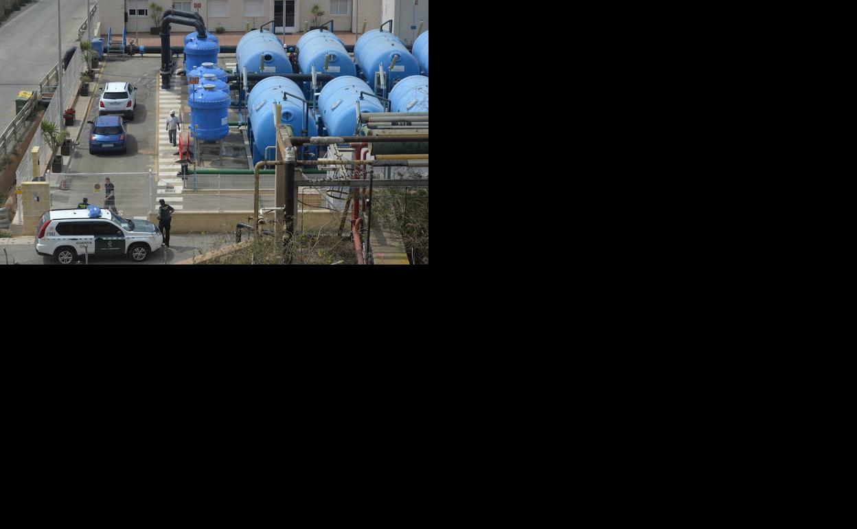 Registro en la desaladora de Escombreras en 2016.