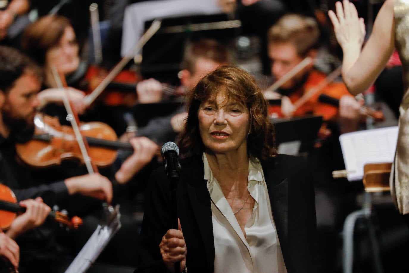 La cantante y actriz británica inauguró el Festival de San Javier. 