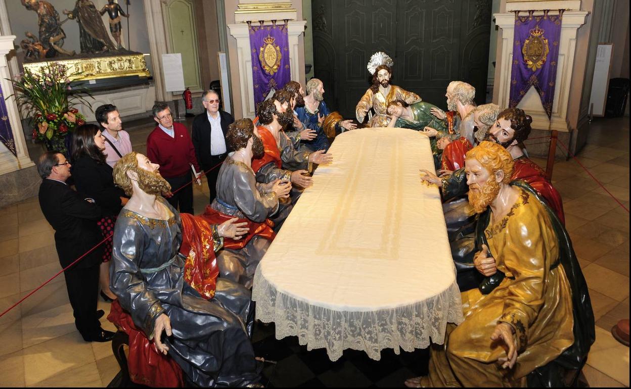 'La Cena', de Salzillo, en una fotografía de archivo.