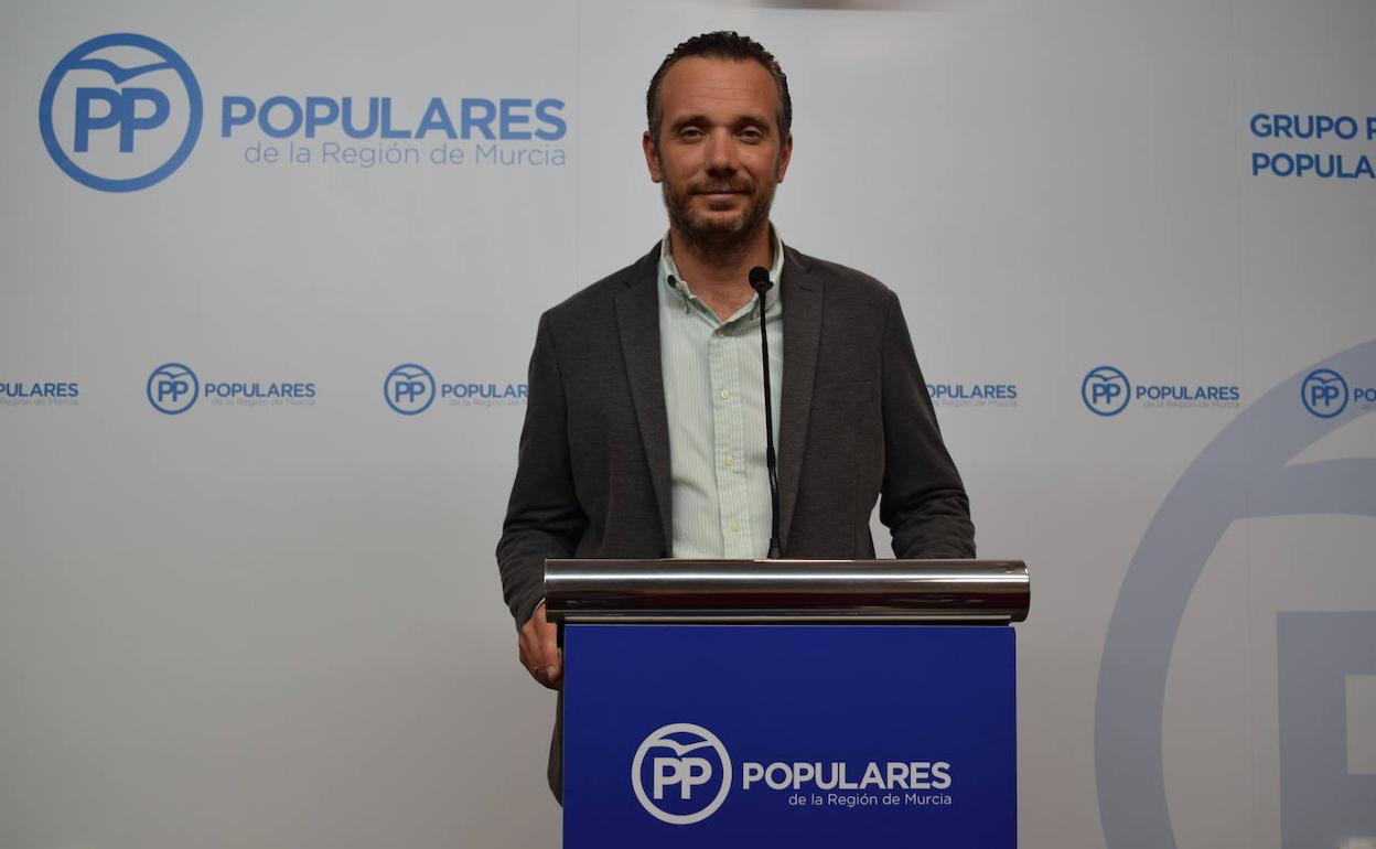 Joaquín Segado, este martes.